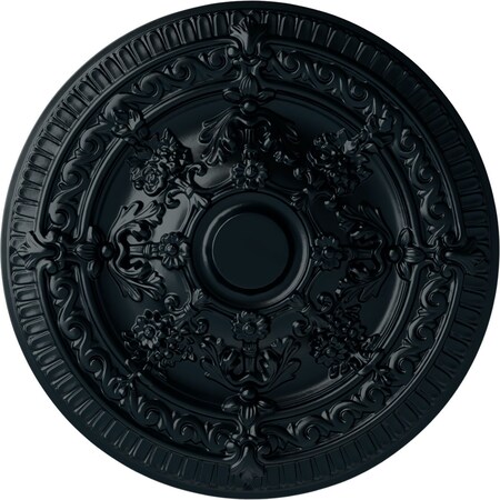 Vincent Ceiling Medallion (Fits Canopies Up To 6), Hand-Painted Night Shade, 26OD X 3P